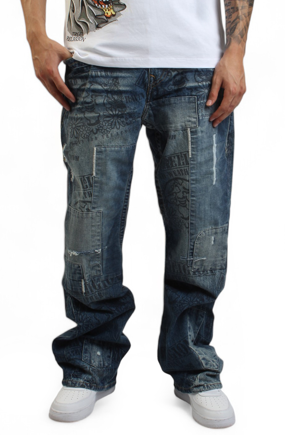 Chief Keef BW x TR Joey Stacked Jeans