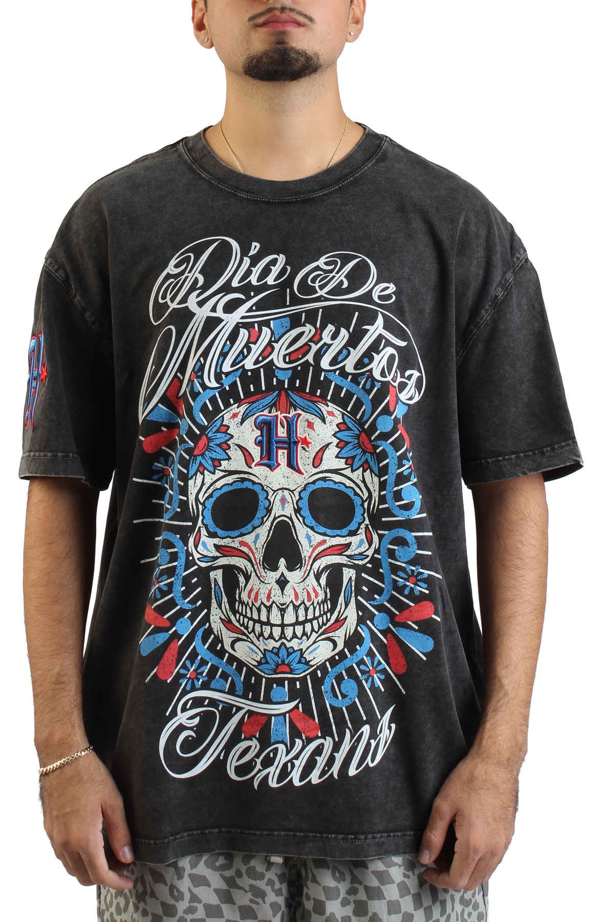 Houston Texans Dia De Muertos T-Shirt