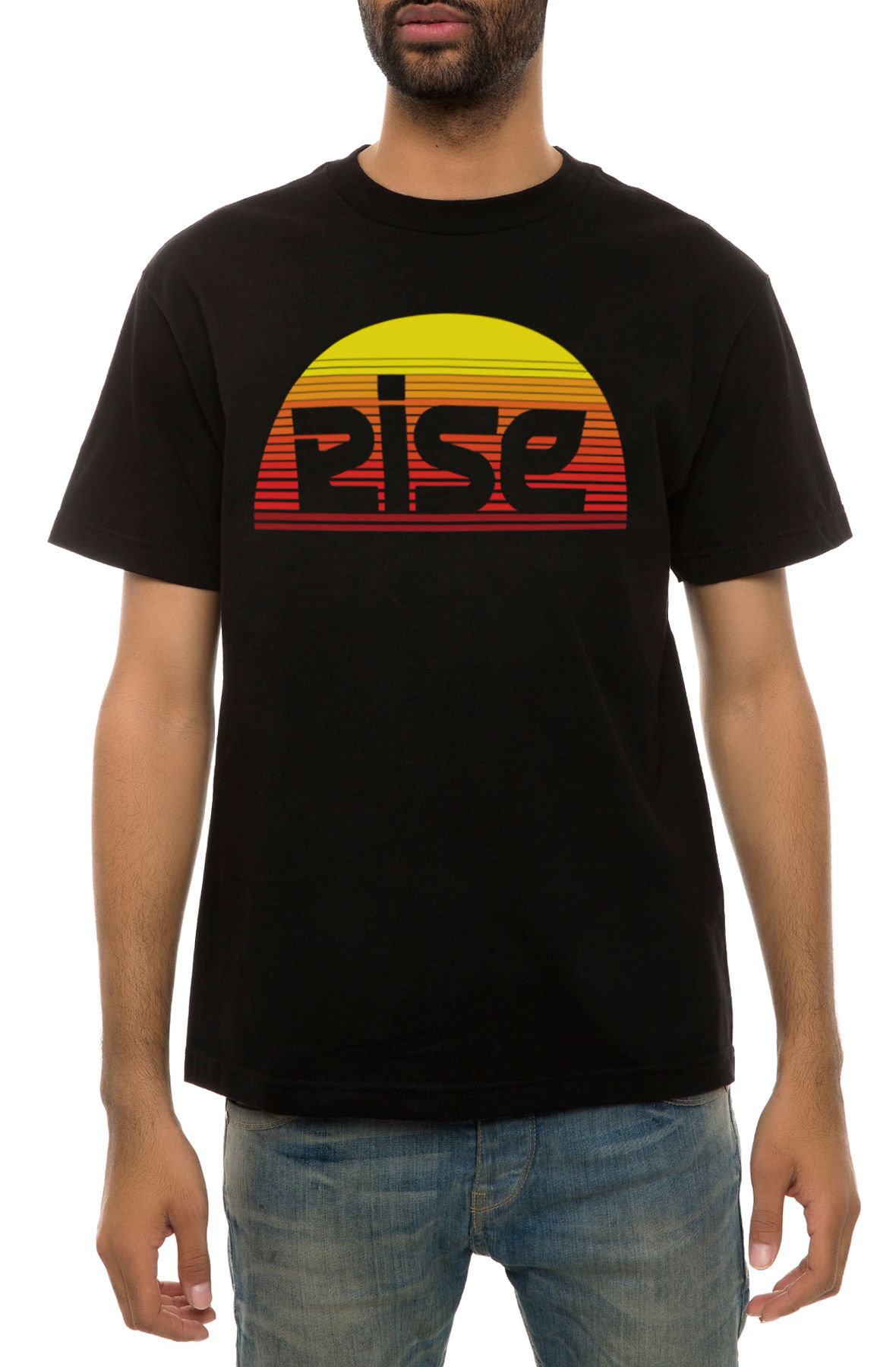 The Sunrise Tee in Black