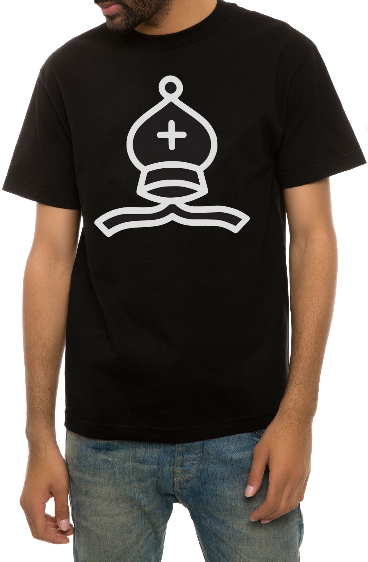 The Chess Not Checkers Tee in Black