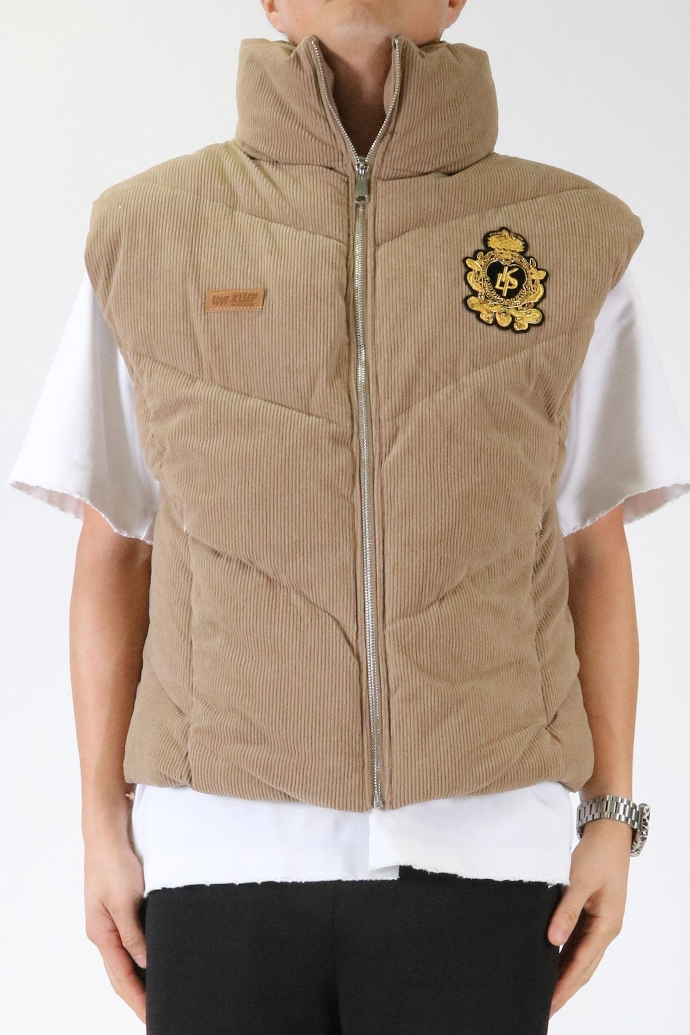 ECRU Corduroy Puff Vest