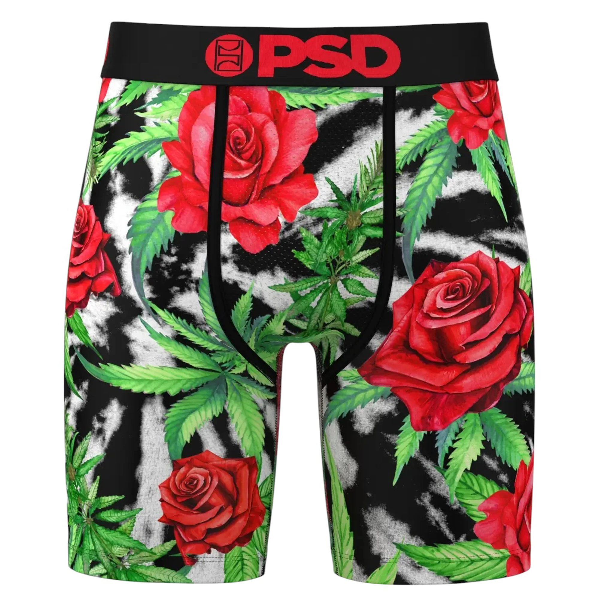 Red Rose Buds Boxer Briefs
