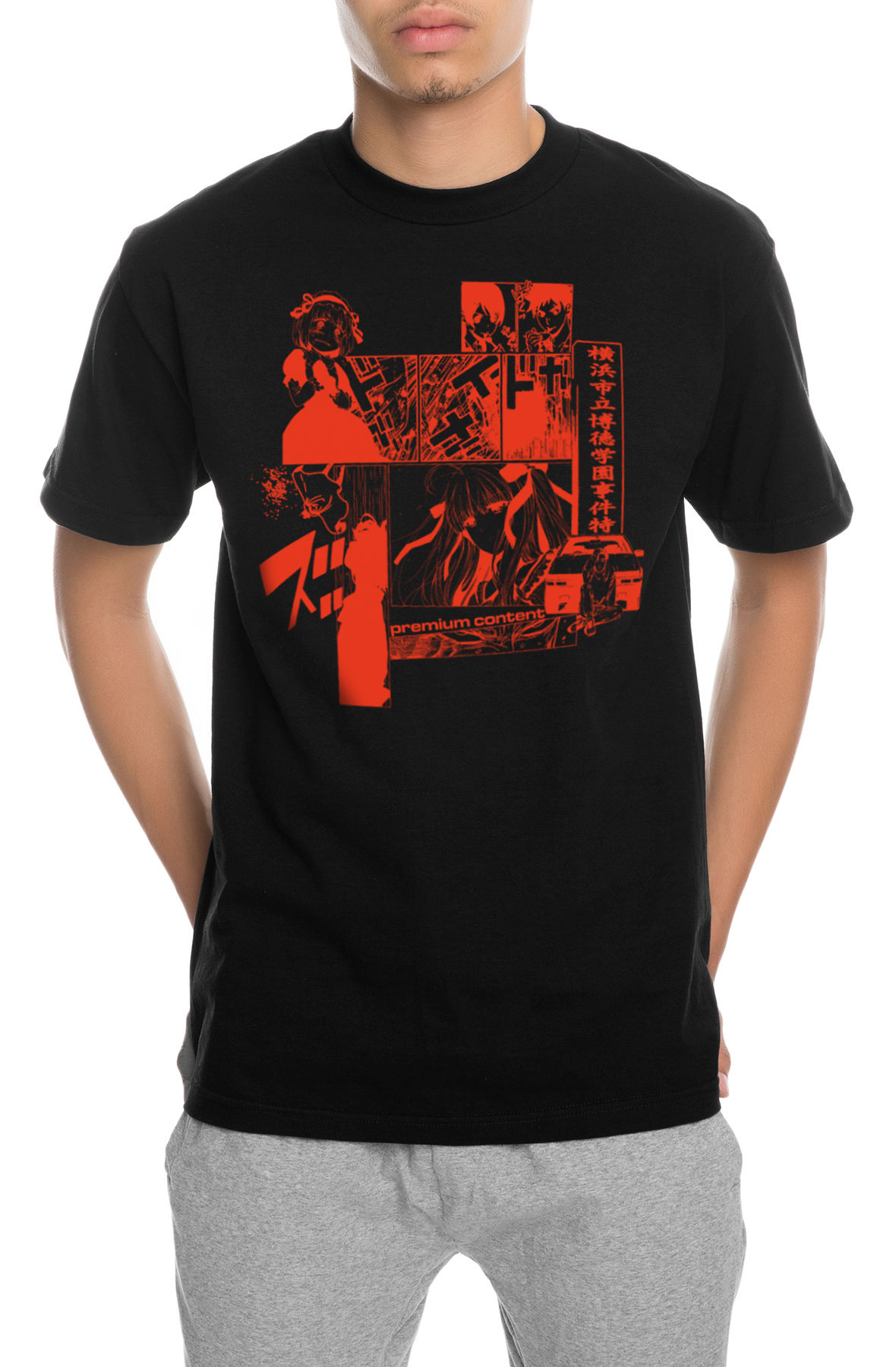 The Manga Tee in Black