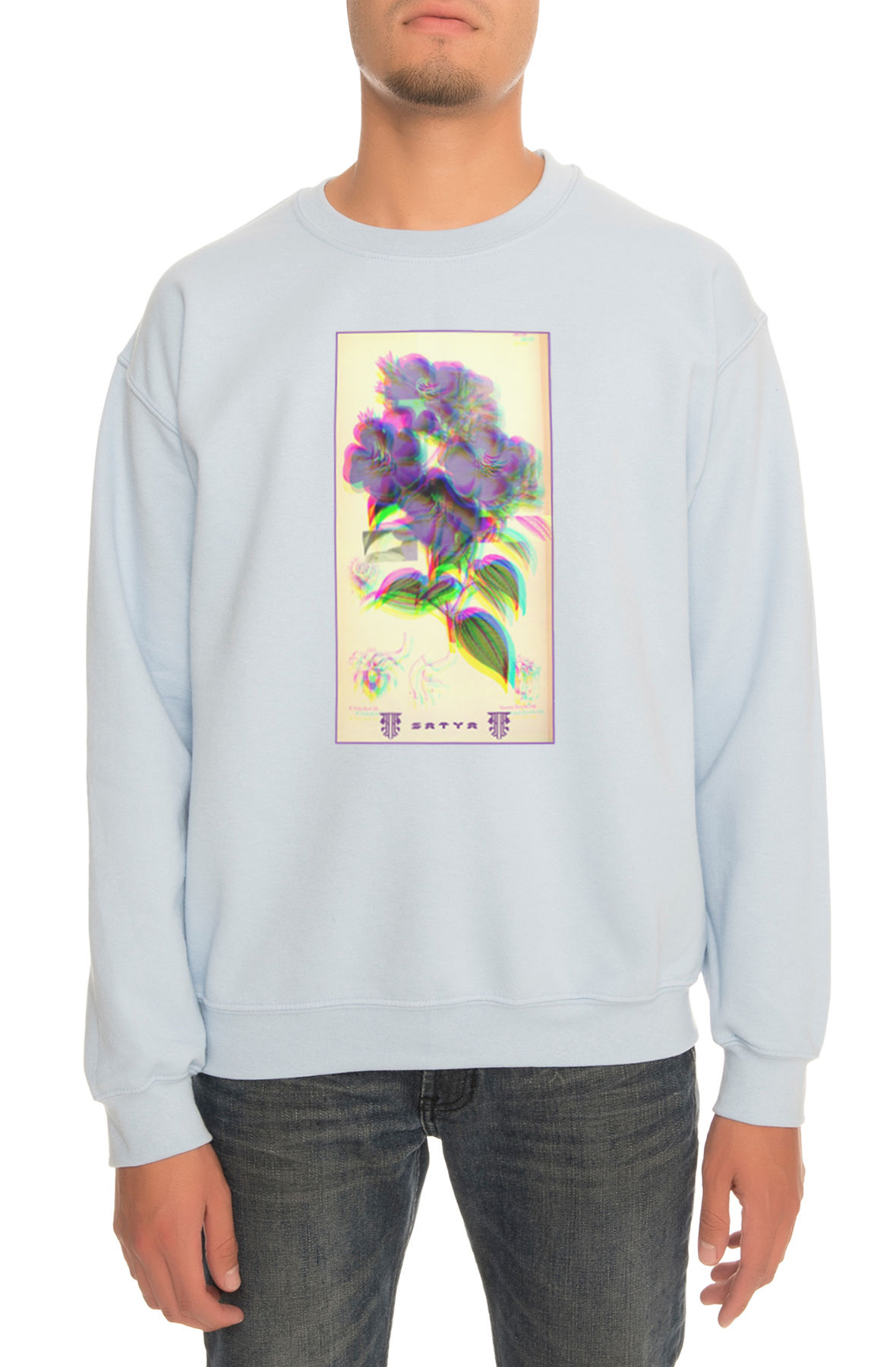 The Pleroma Crewneck Sweatshirt in Light Blue