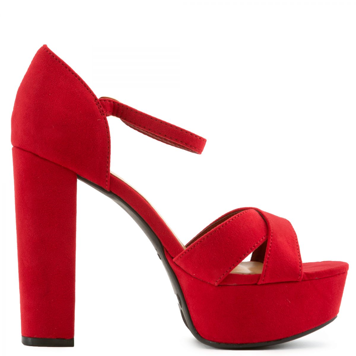 criss cross platform heels