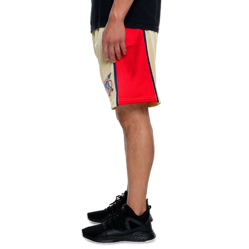 MEN'S MITCHELL & NESS HOUSTON ROCKETS SHORTS BA395S-HRO-D-L42