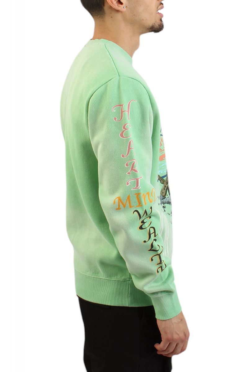 BILLIONAIRE BOYS CLUB Tomorrow sunset sweatshirt 841-9302GRN