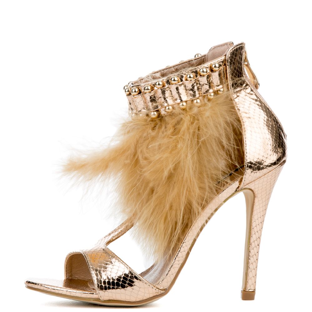CAPE ROBBIN Cape Robbin Suzzy-79 High Heel rose gold SUZZY-79/RG - PLNDR