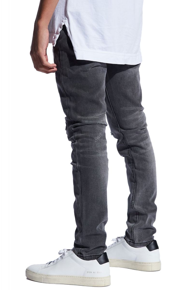 EMBELLISH Goodwin Denim in Grey EMBSU119-105 - Karmaloop