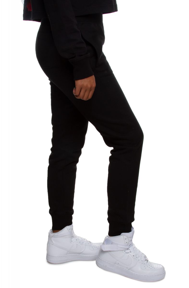 reverse weave cuffed joggers