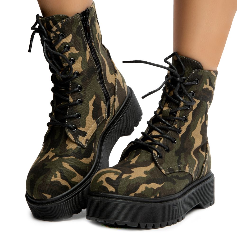 kenzo combat boots