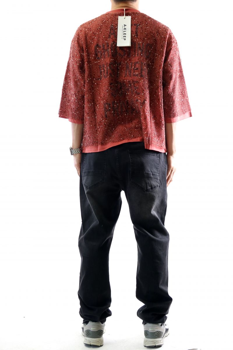 KLEEP Celestial S/N Jersey 3/4 Sleeve Crop Top Tee KT-1860