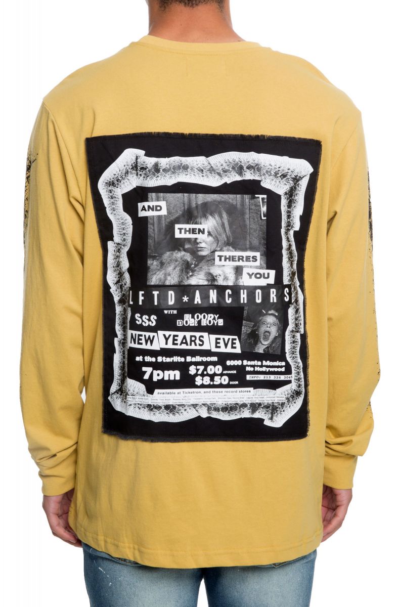 mustard long sleeve tee
