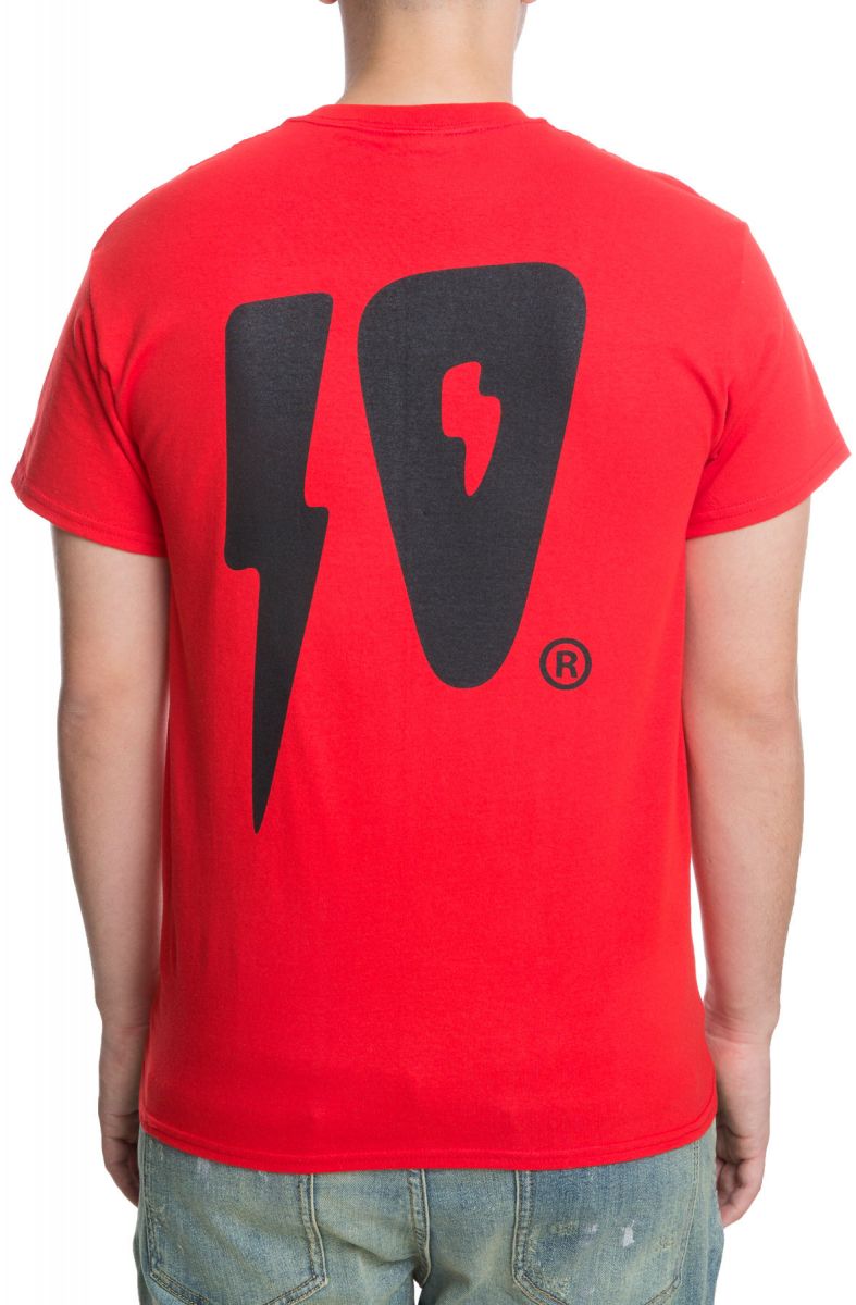 10 DEEP The 10 Strikes S/S Tee in Red 184TD4312 - Karmaloop