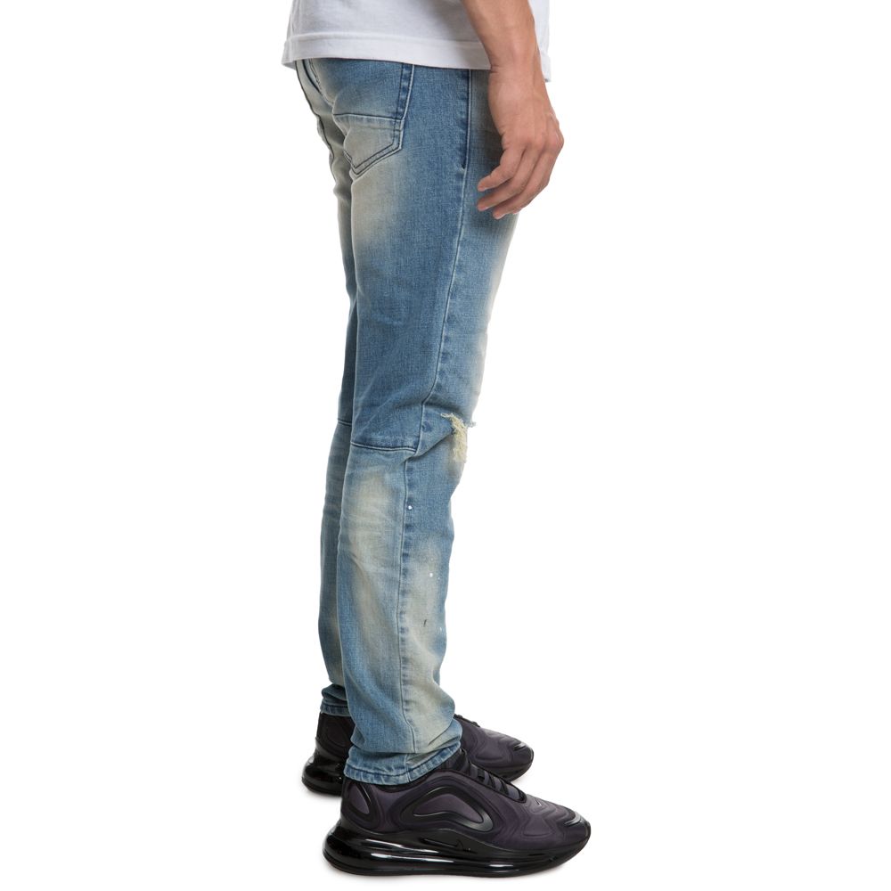 knee torn jeans