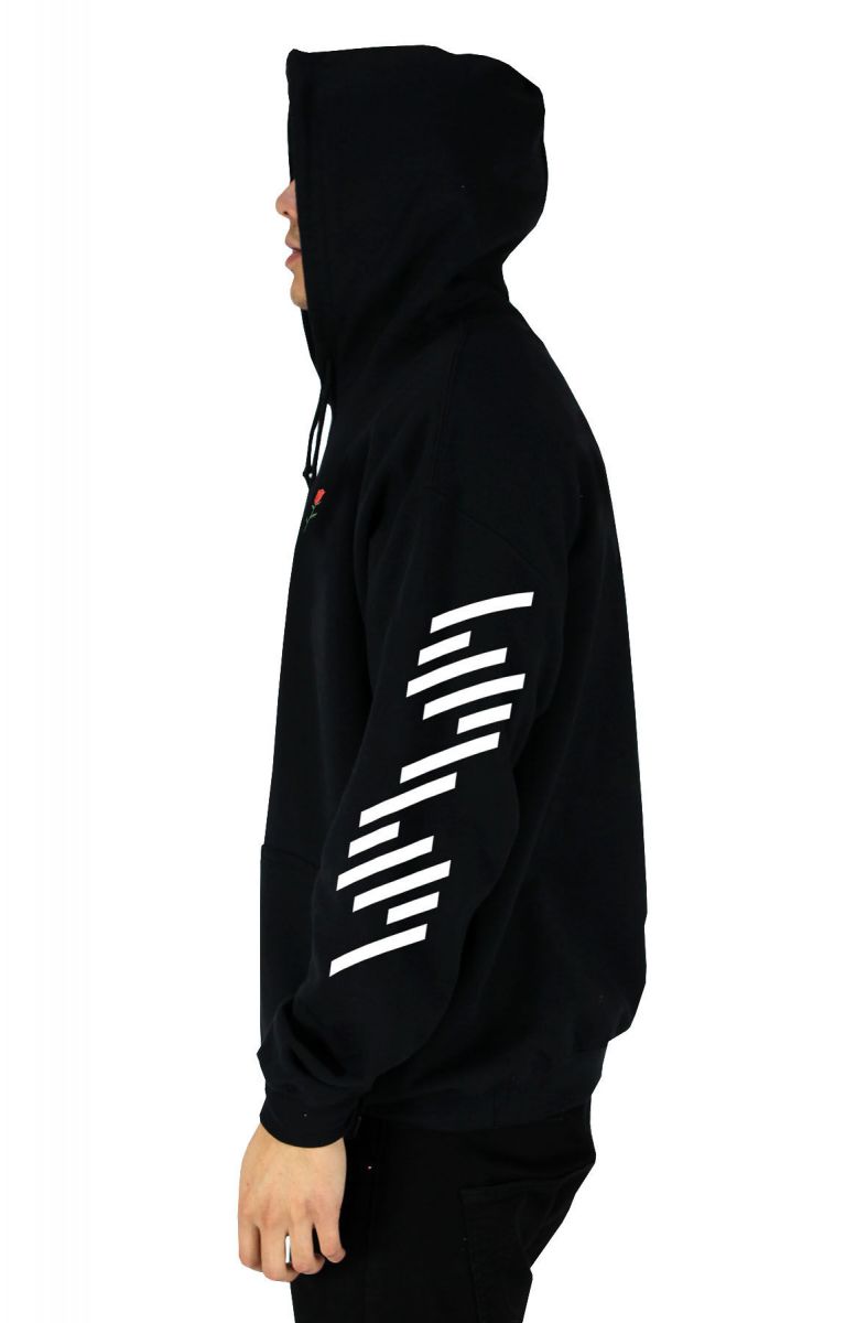 riot society rose hoodie