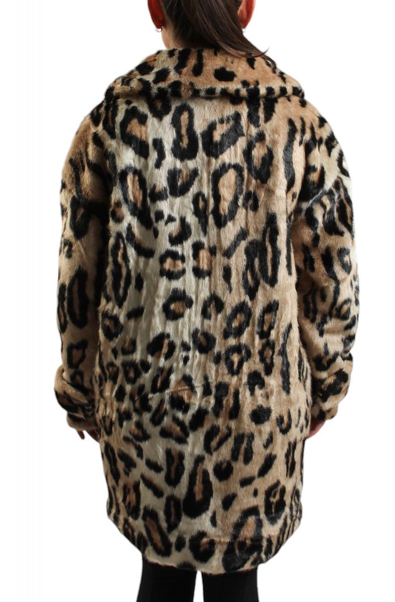 AZALEA WANG Leo-Fur Leopard Faux Fur Jacket LEO-FUR - Karmaloop