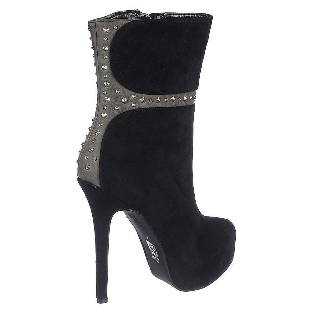 SHOE REPUBLIC Women's High Heel Ankle Boot Houston HOUSTON/BLACK