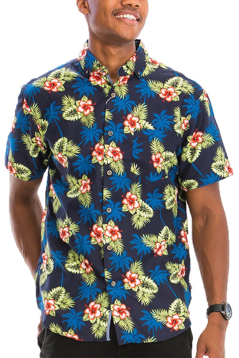 WEIV PRINT BUTTON DOWN SHIRT WS7013 - Karmaloop