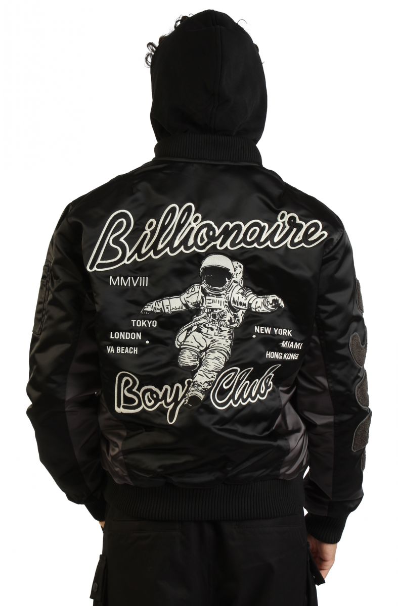 BILLIONAIRE BOYS CLUB Space Suit Bomber Jacket 851-9401-BLK
