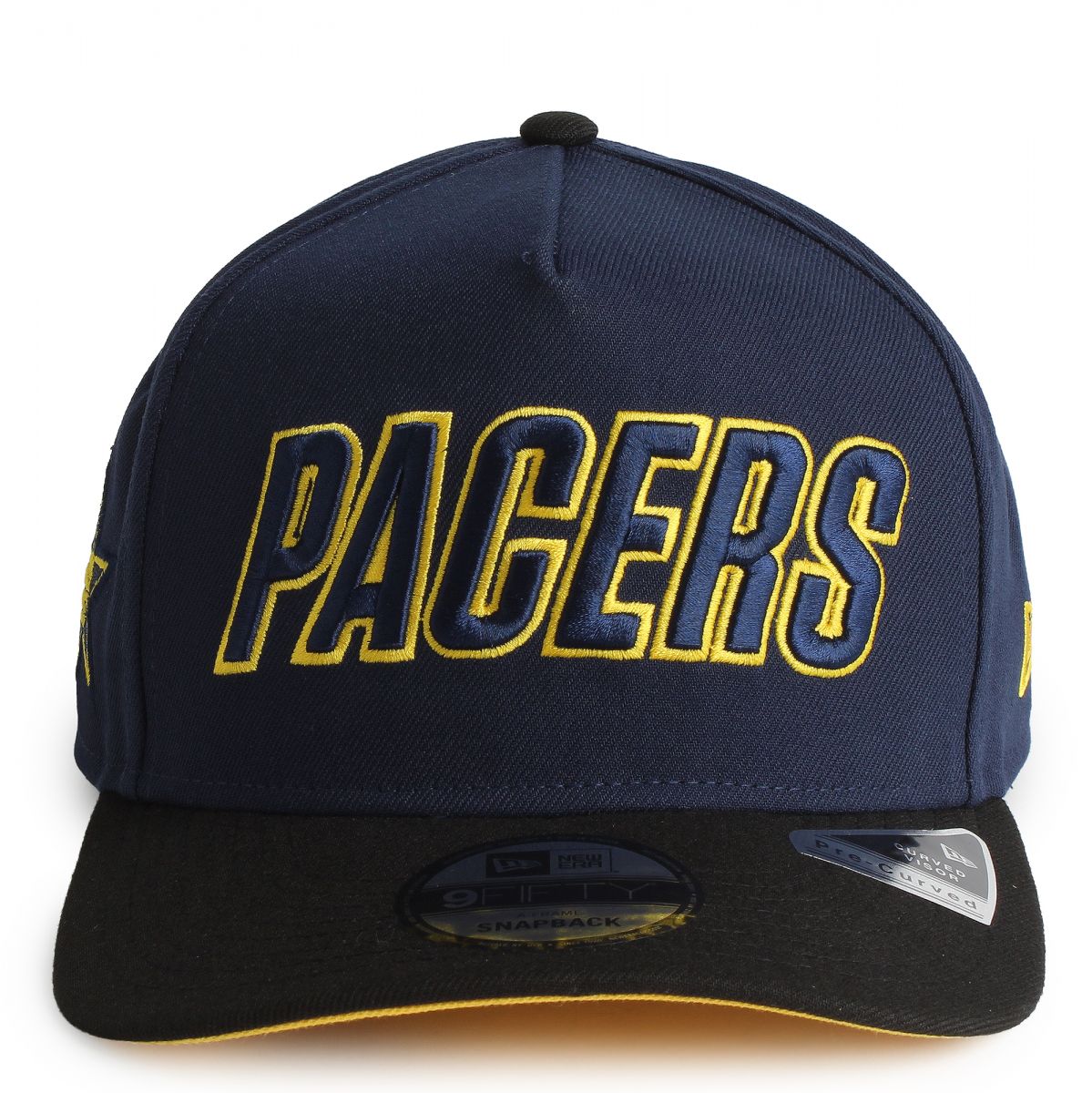 The Pacers The Brand New Day 7インチ NEW ERA CAPS NBA Indiana Pacers 9FIFTY A-Frame Pre-Curved Snapback