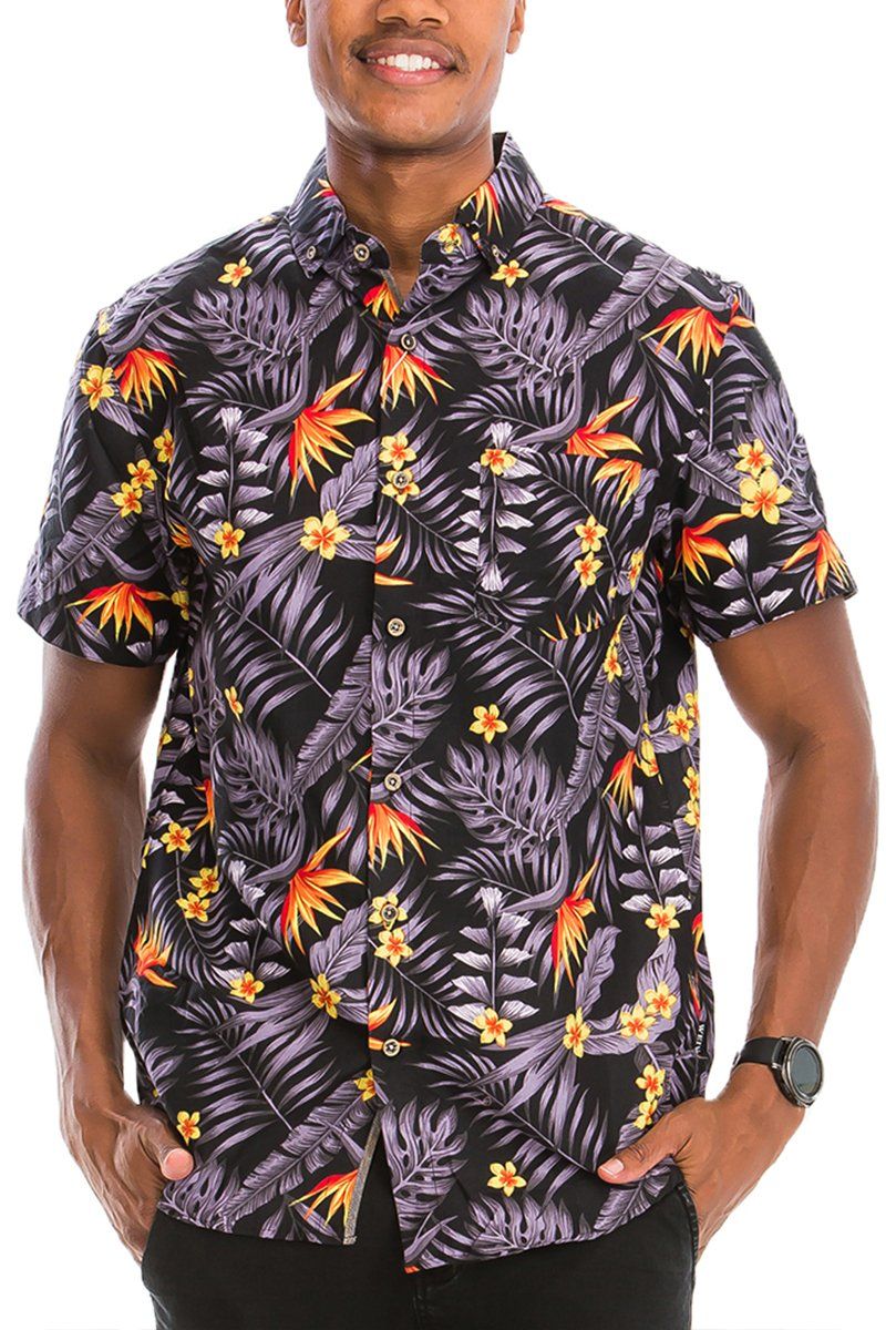 WEIV PRINT BUTTON DOWN SHIRT WS7021 - Karmaloop