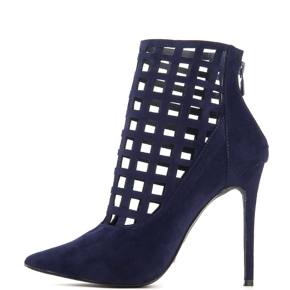 SOLE LA VIE Women's Conjure High Heel Dress Shoe CONJURE/NAVY BLUE ...