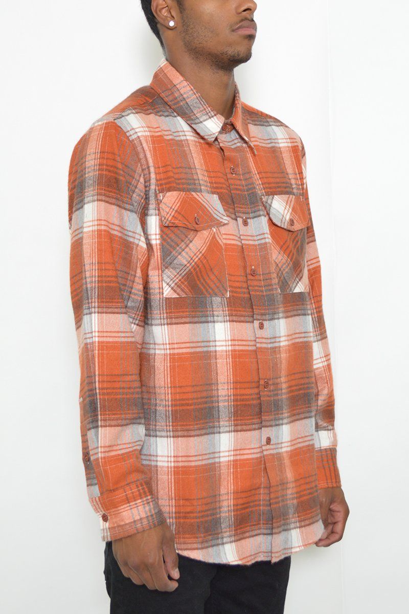 flannel checkered jacket