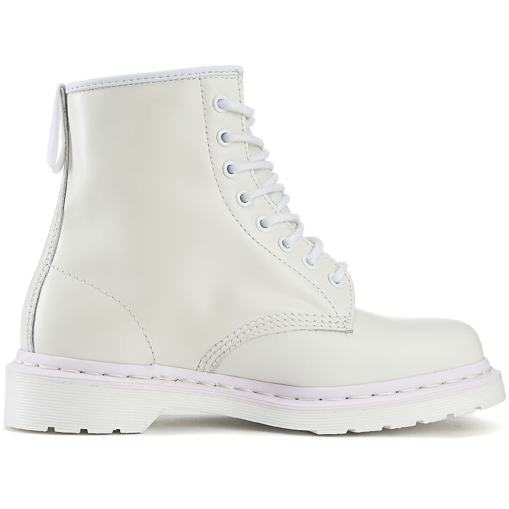 dr martens 1460 mono smooth white