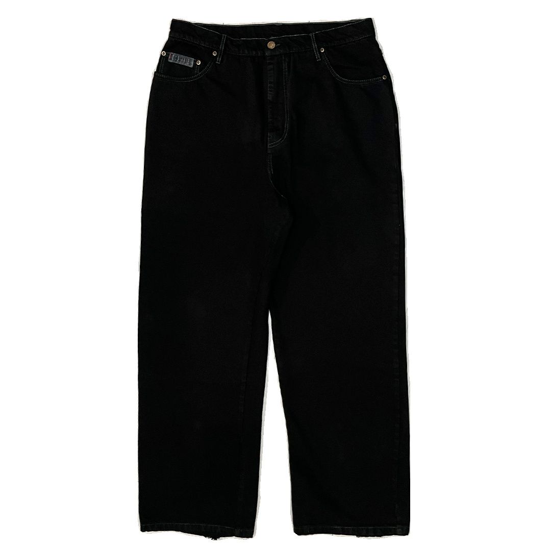CROSS COLOURS Oversized Denim Jean - Overdyed Vintage Black C50450-OVB ...
