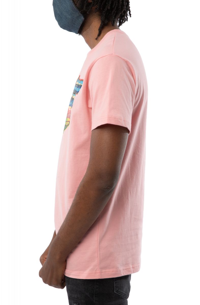 BILLIONAIRE BOYS CLUB Saucer Short Sleeve Tee 8019200PNK Karmaloop
