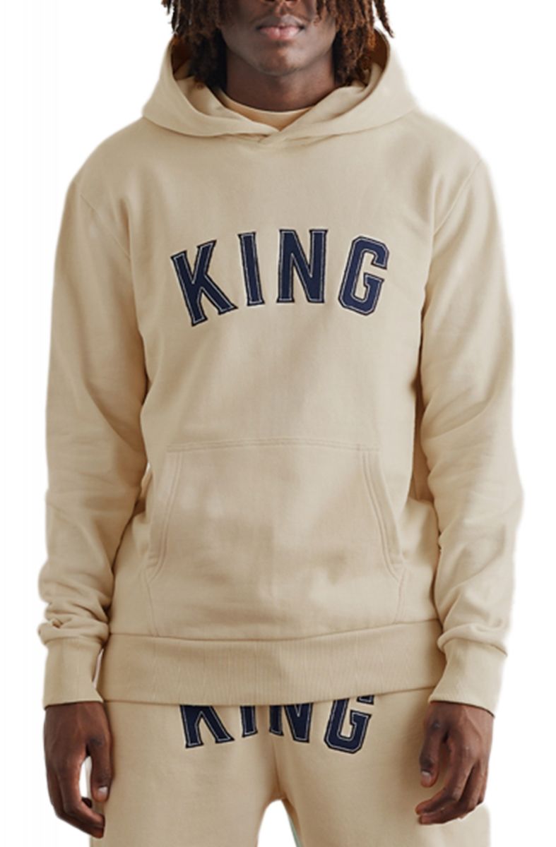 KING APPAREL Staple Tracksuit Hoodie Cream AW22STTTC Karmaloop