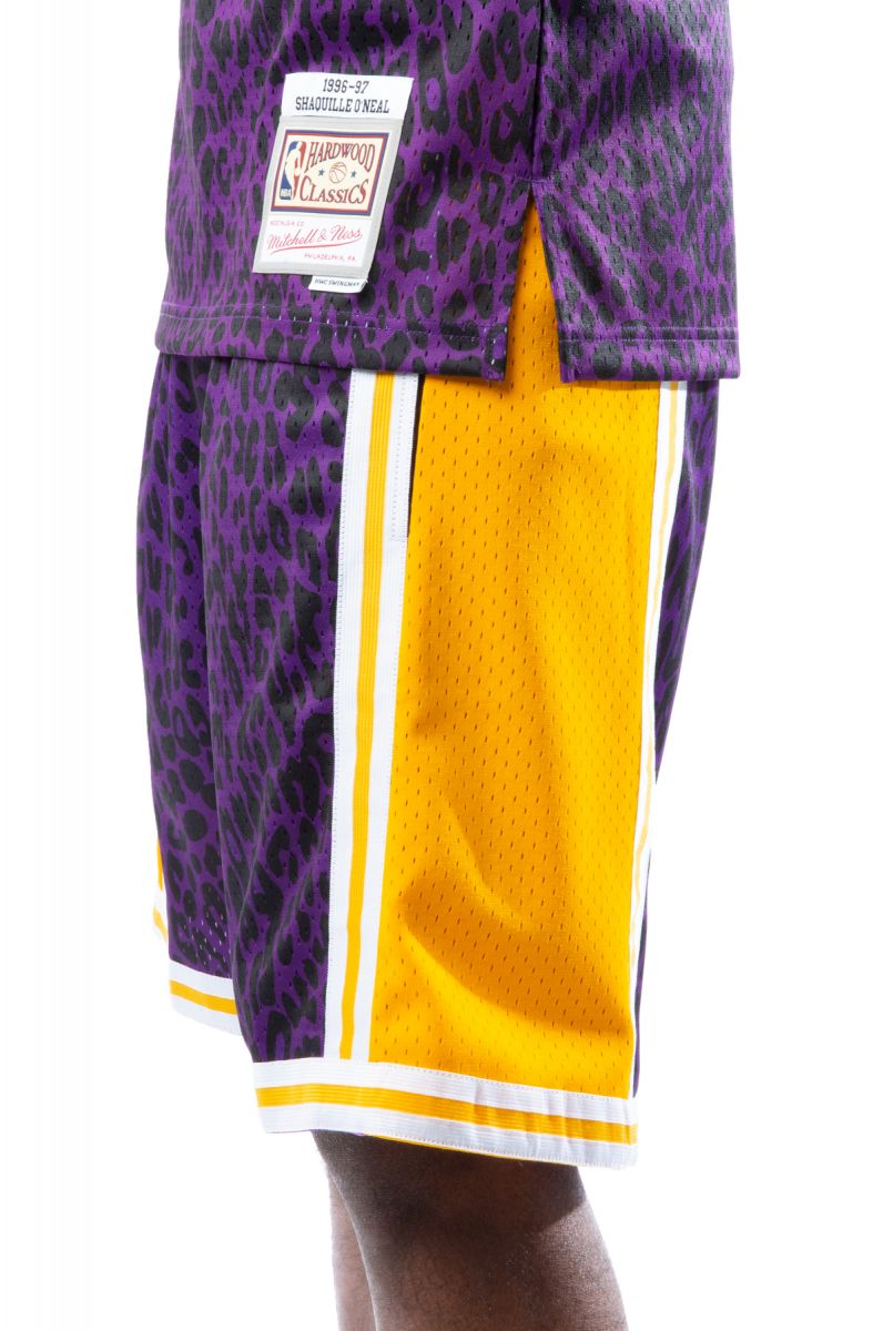 Mitchell & Ness Shorts Los Angeles Lakers NBA Wild Life Swingman