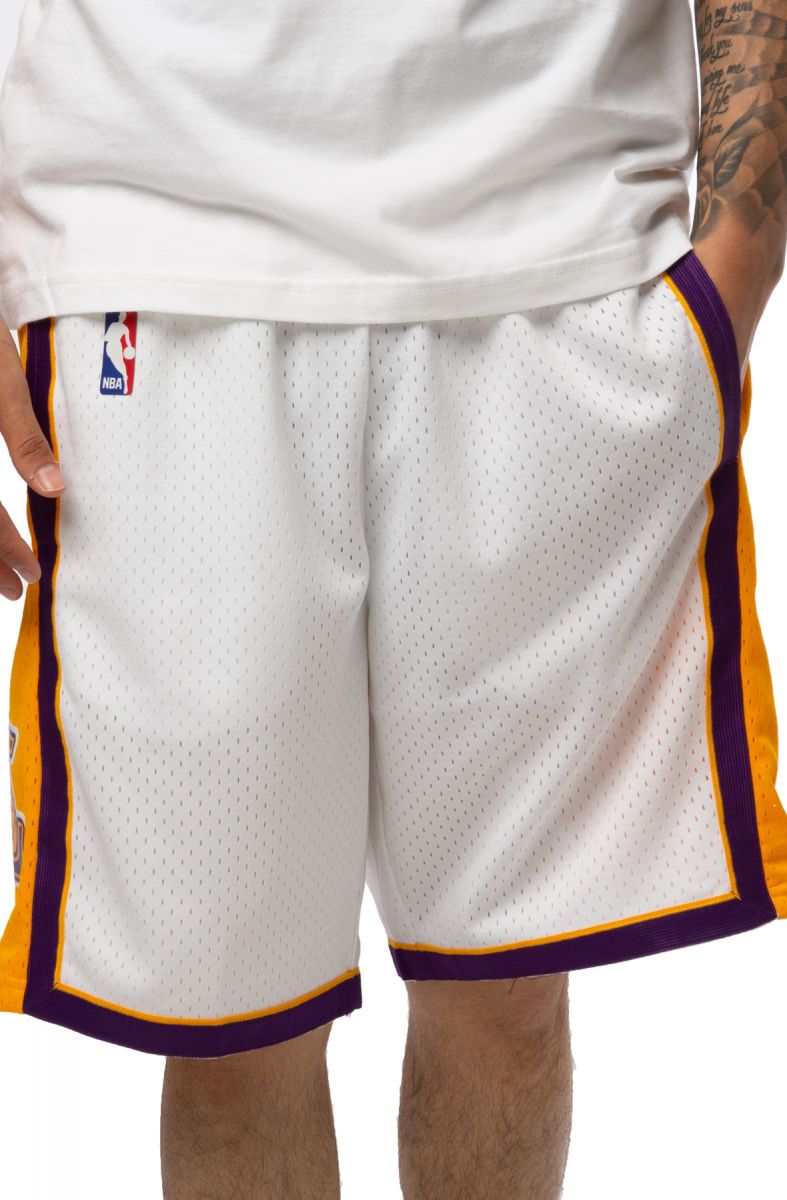 MITCHELL AND NESS Los Angeles Lakers 2009-10 Swingman Shorts  SMSHCP19075-LALLGPR09 - Shiekh