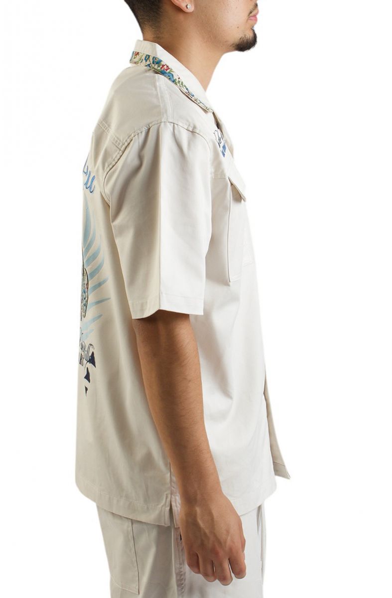 SMOKE RISE Beaulieu Lounge Shirt WH25295SK-CHA - Karmaloop