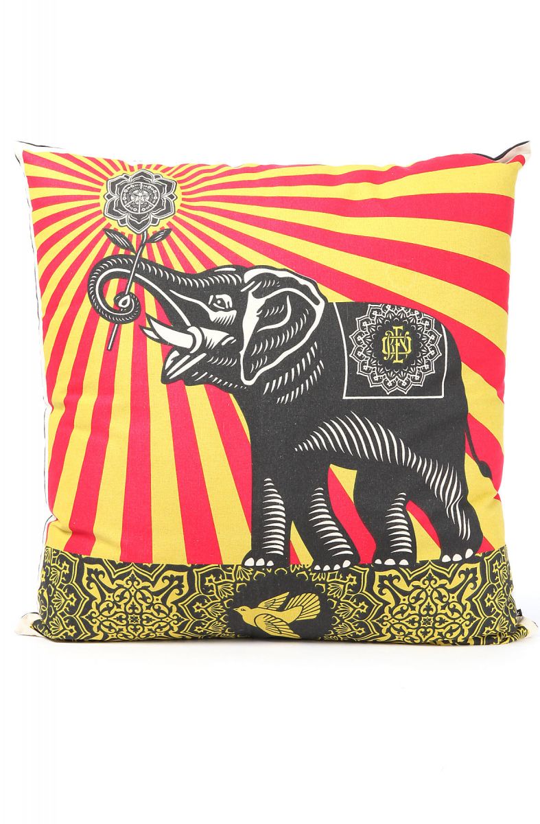 yellow elephant pillow