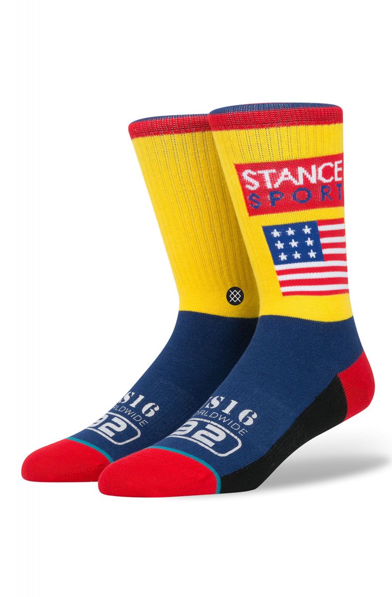 Stance Socks High End Lo Life Yellow