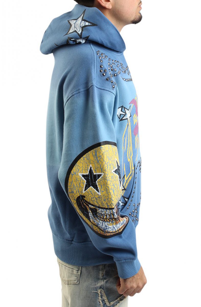 SMOKE RISE Revival Vintage Wash Hoodie F025158SK-DUSK