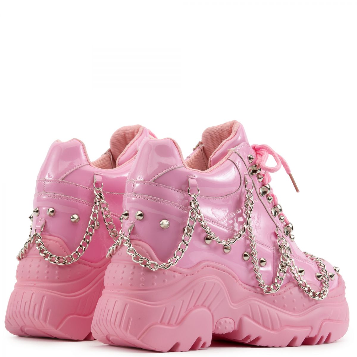Space Candy Platform Sneakers with Studs SPACE CANDY-PNKPT