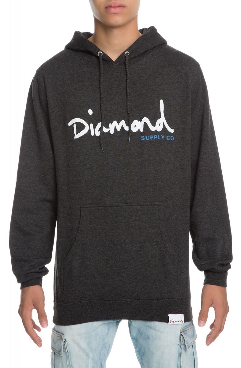 diamond supply co og script hoodie