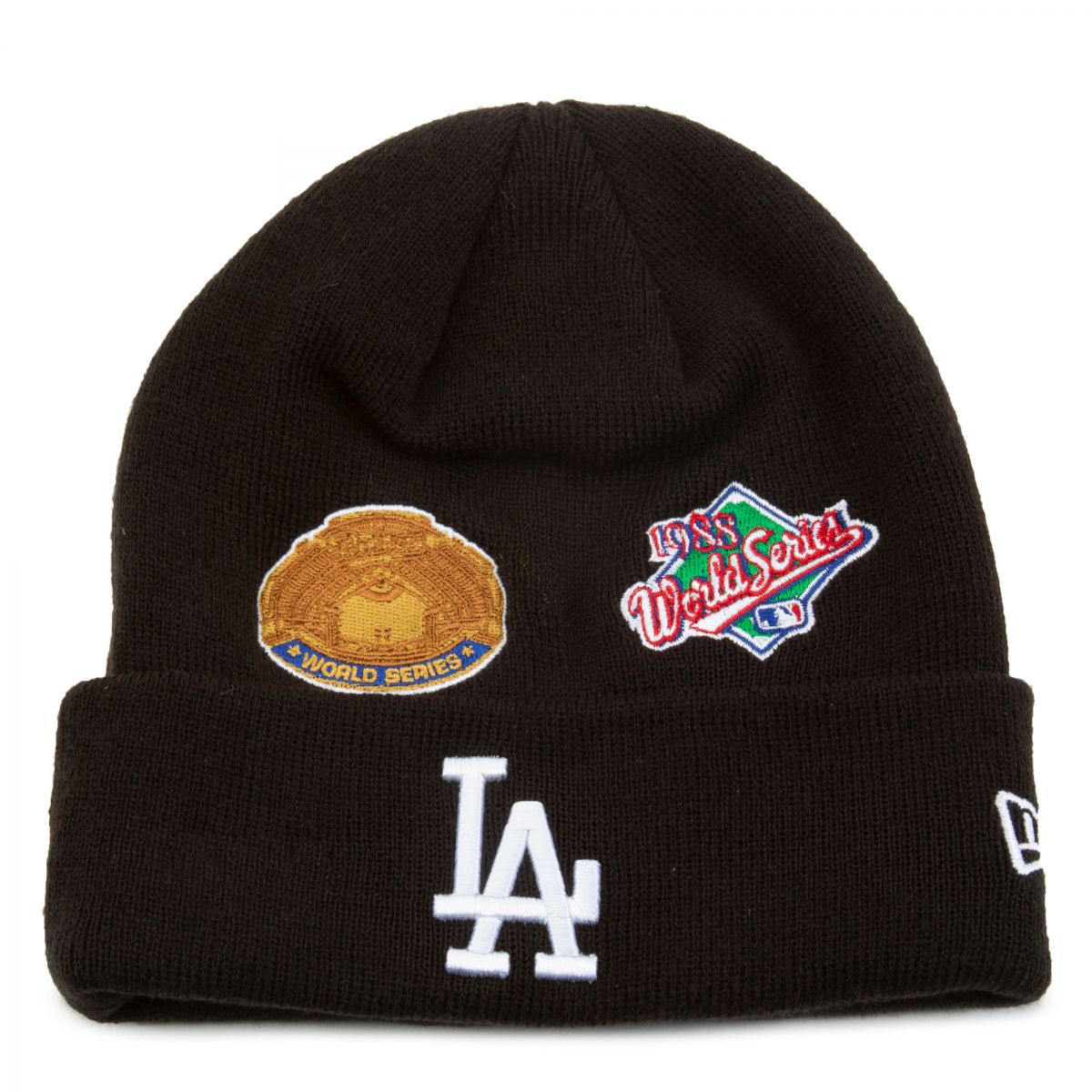 NEW ERA CAPS Los Angeles Dodgers World Series Knit Beanie 12638429 ...