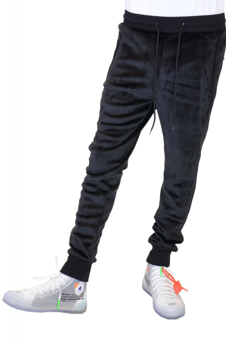 mens velour sweatpants