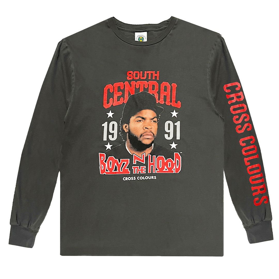 CROSS COLOURS Boyz N The Hood 1991 LS Tshirt C11317H91-BLK-VINTAGEBLACK ...