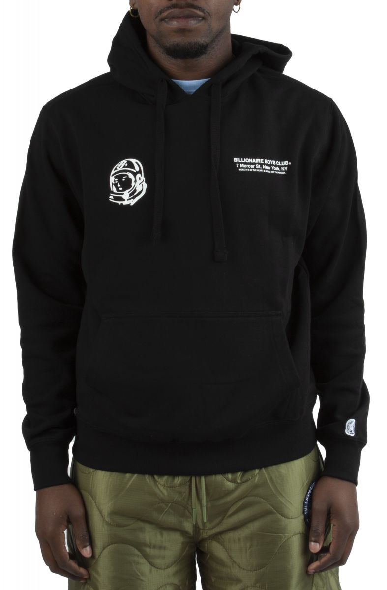 BILLIONAIRE BOYS CLUB Air Space Hoodie Oversized Fit 831 2300BLK