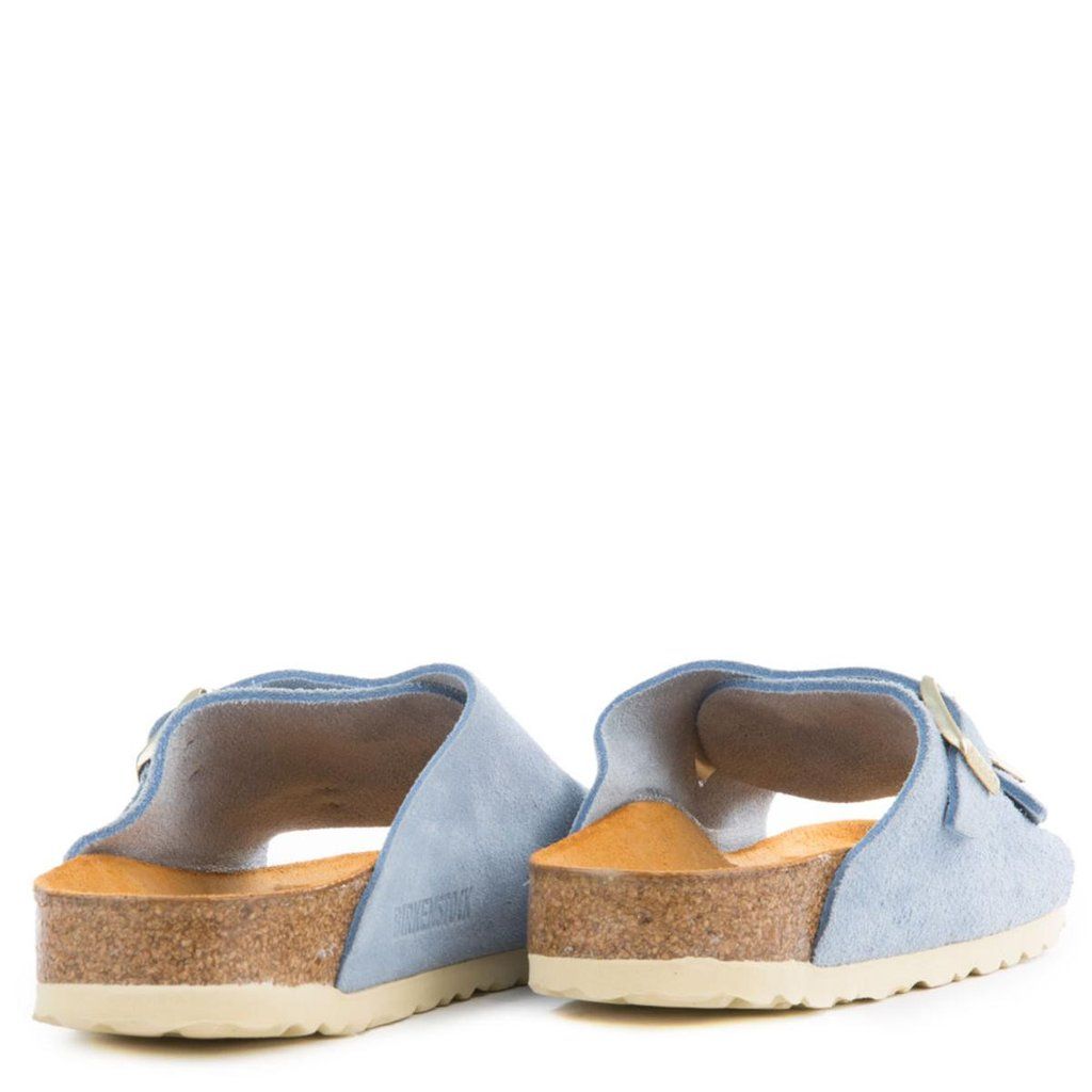 BIRKENSTOCK Birkenstock for Women: Zurich Blue Suede Sandals 450433 ...