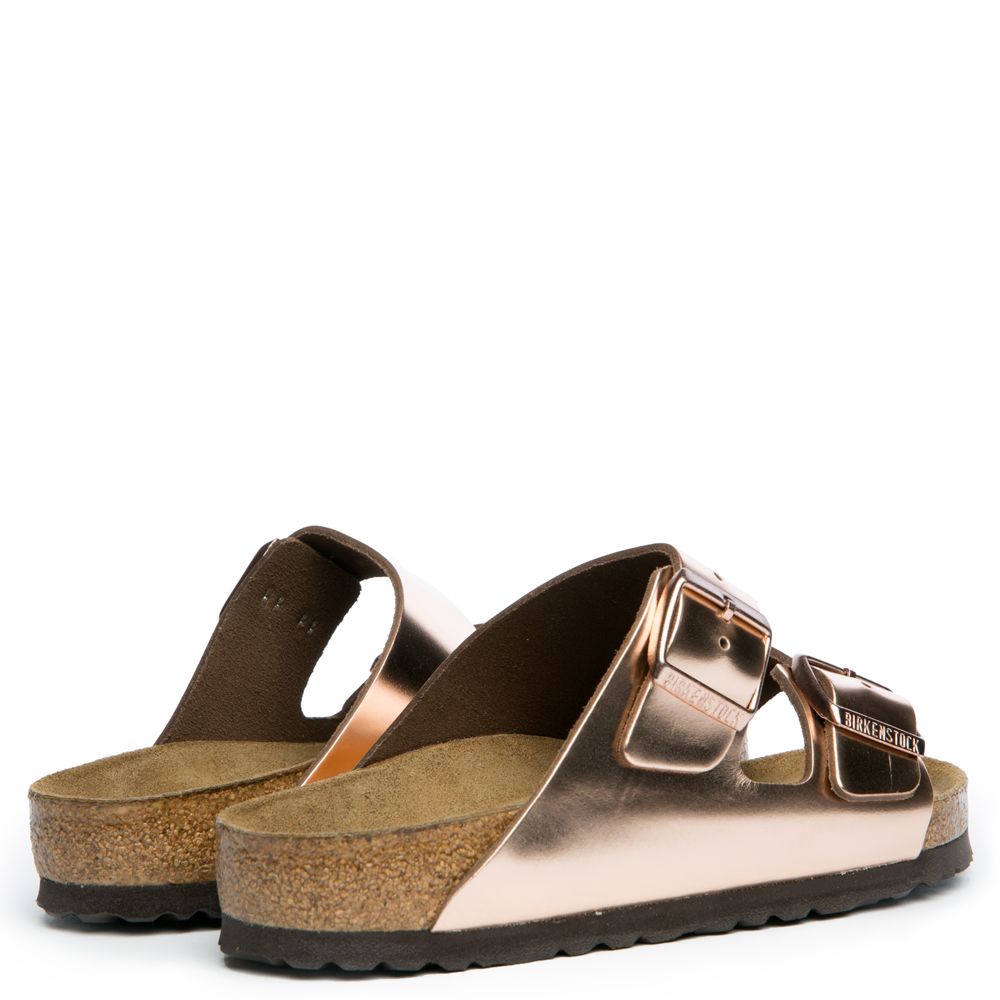 birkenstock arizona copper 38