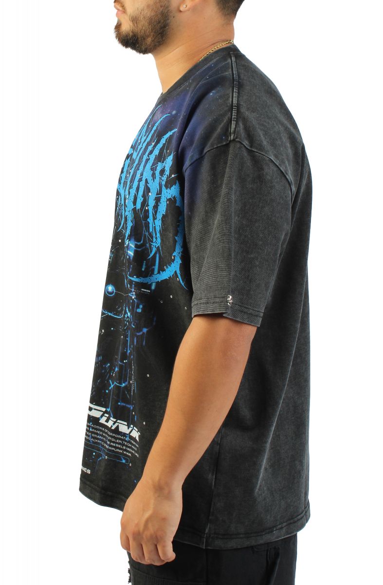ALPHASTYLE CyperPunk OG T-Shirt MBFV-1497B-BLK - Karmaloop
