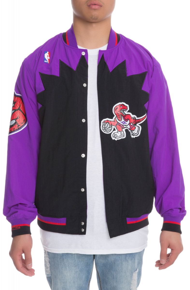 Mitchell ness raptors jacket clearance