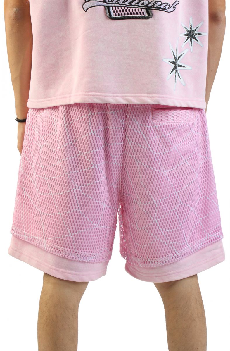 SMOKE RISE Ascend Spiderweb Shorts FS26S455-PNK - Karmaloop