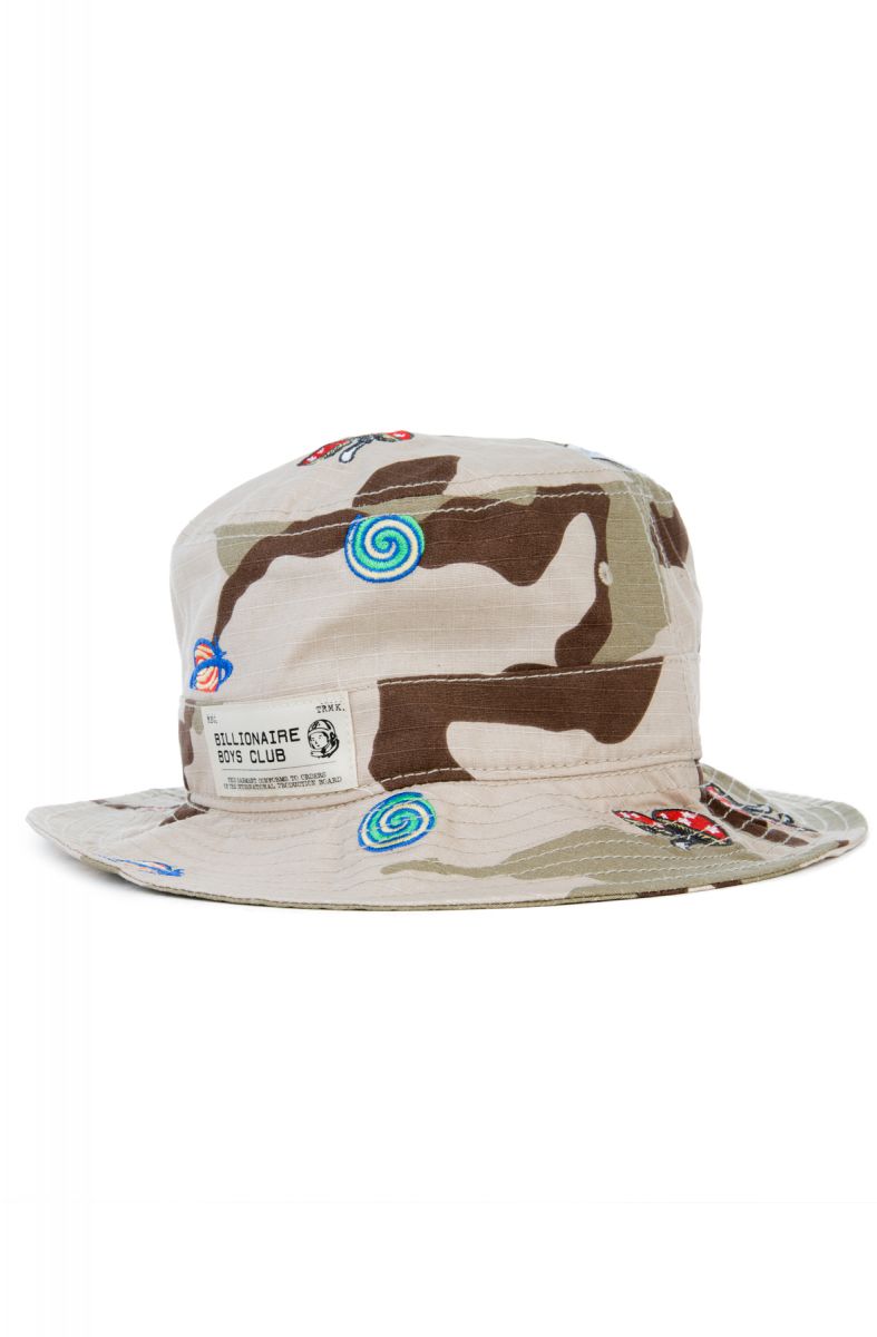 BILLIONAIRE BOYS CLUB Desert Bucket Hat in Smoke Grey 891-3804 - Karmaloop